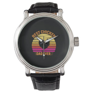 Montre Amateur de poulet Meilleur papa poulet de tous l