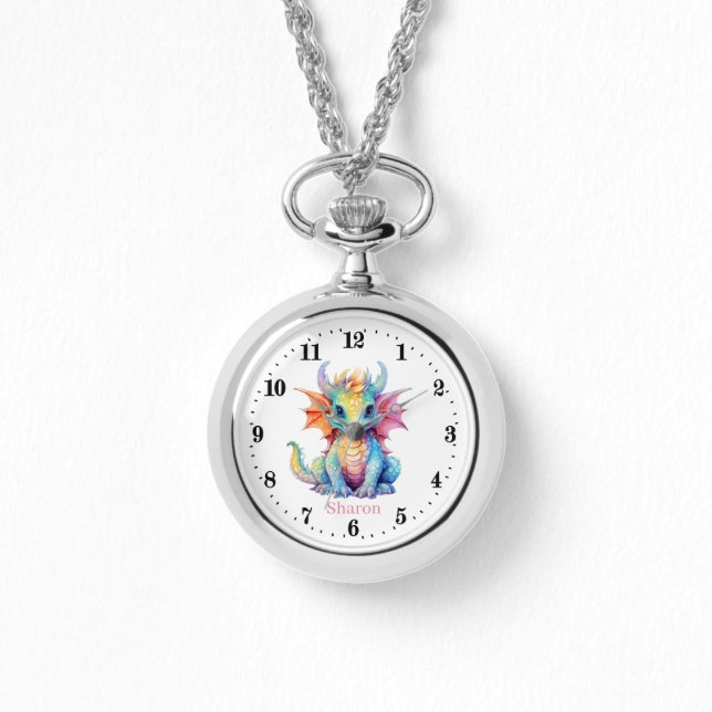 Montre Amateurs de dragon d'Imaginaire mignon ajouter le  (Recto)