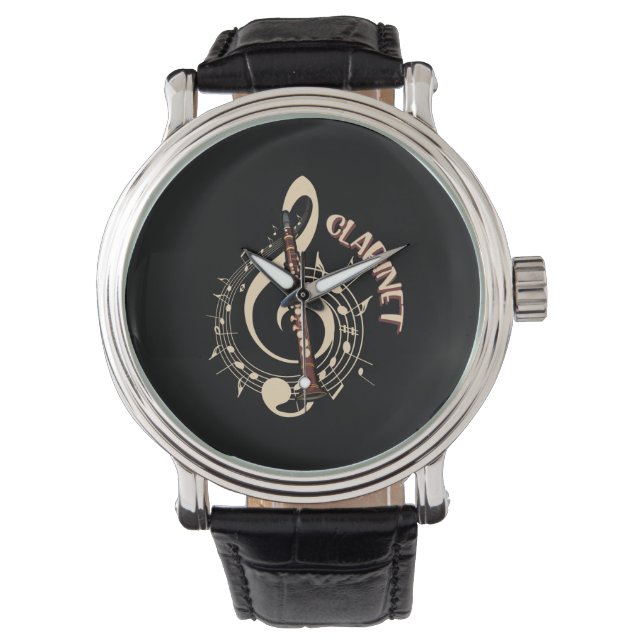 Montre Amateurs de musique aux instruments de musique Cla (devant)