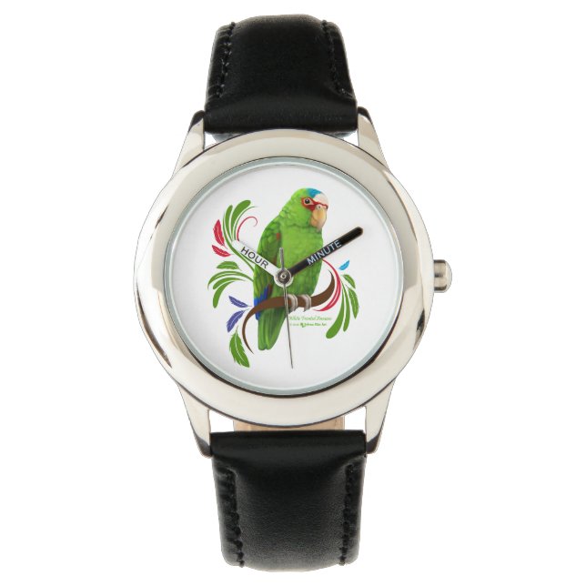 Montre Amazonie à frontières blanches (devant)