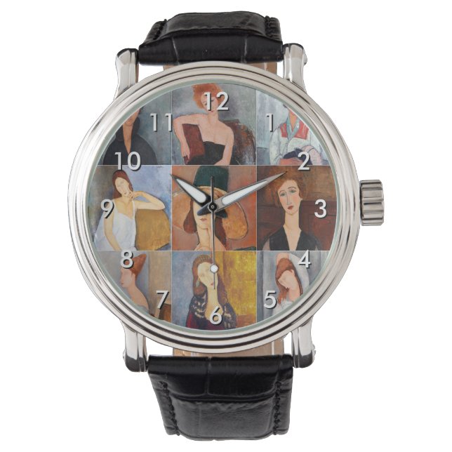 Montre Amedeo Modigliani - Collage de chefs-d'oeuvre (devant)