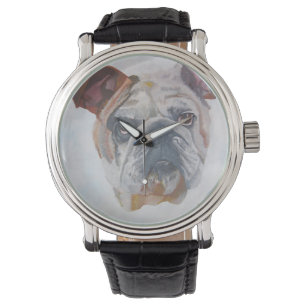 Montre American Bulldog Artistic Pet Portrait