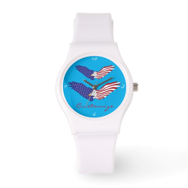 Montre American Eagle Thunder_Cove 4 juillet patriotique (Recto)
