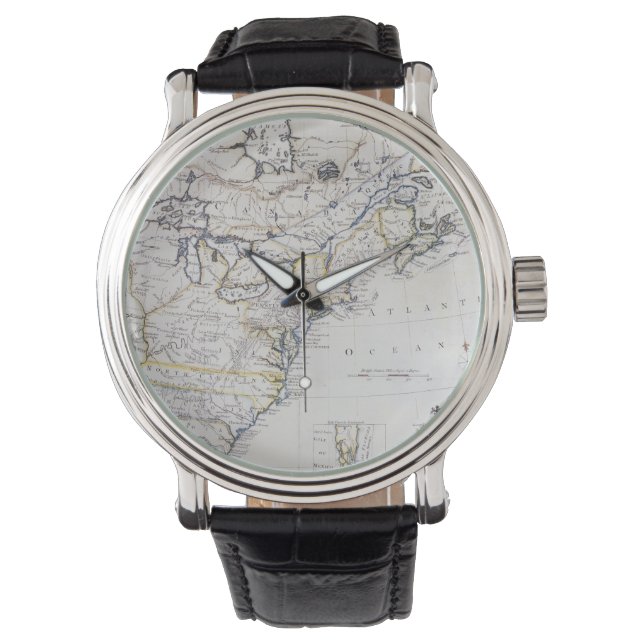 Montre AMÉRIQUE COLONIALE : MAP, c1770 (devant)