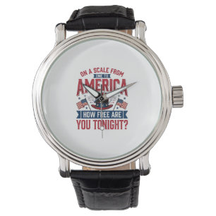 Montre Amérique patriotique À quel point êtes-vous libre