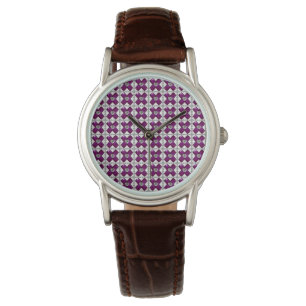 Montre Amethyst Diamond Art, violet