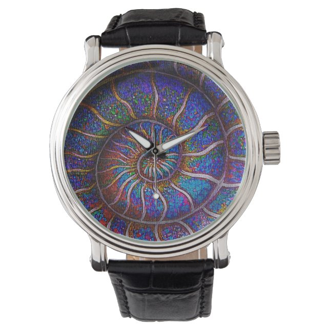 Montre Ammonite binaire (devant)