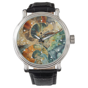 Montre Ammonite Gem Fossil Watch