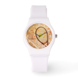Montre Amour de tennis féminin personnalisé