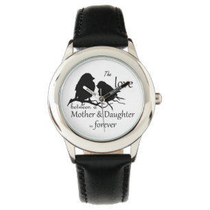 Montre Amour entre mère fille citation d'oiseau