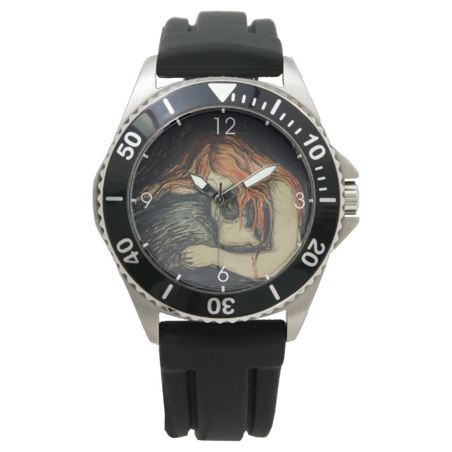 Montre Amour et douleur (Le Vampire) (par Edvard Munch) (devant)