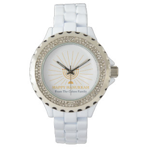 Montre Amour et lumière   Famille Simple Happy Hanoukka