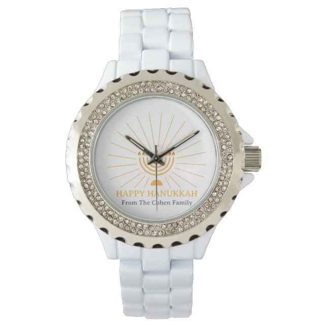 Montre Amour et lumière | Famille Simple Happy Hanoukka (devant)