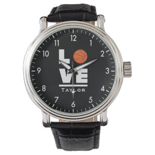 Montre Amour Et Vie Basketball Sport Ventilateur Personna