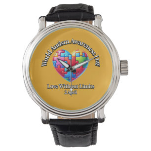 Montre Amour Sans Limites. Journée mondiale de la Sensibi