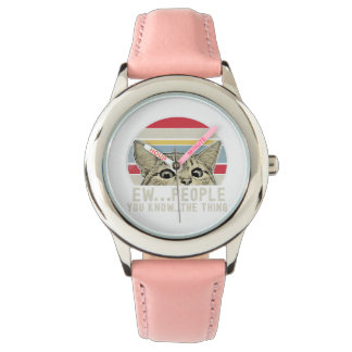 Montre Amoureux des chats Enfant Watch cadeau d'anniversa
