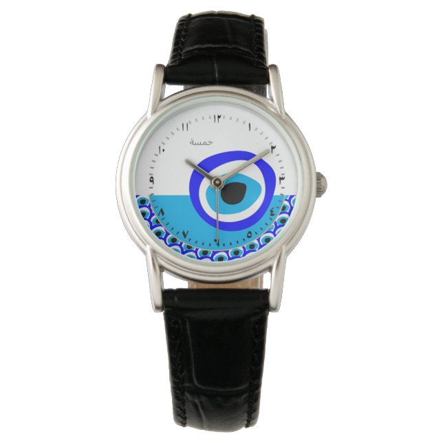 Montre Amulet & Evil Eye Talisman, Turkish / Arabic White (devant)