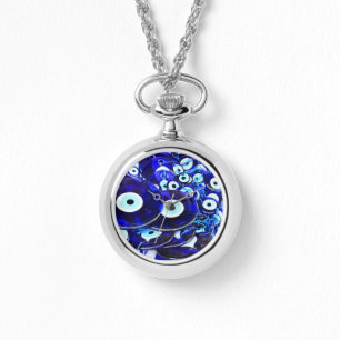 Montre Amulettes d'yeux bleues