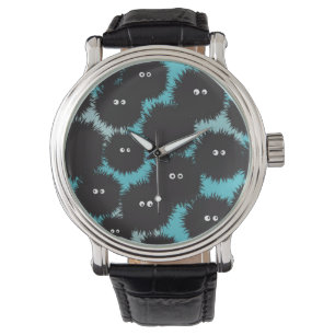Montre Amusant monstres noirs moelleux