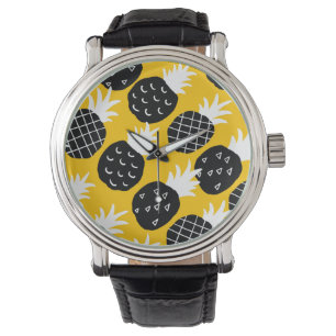 Montre Ananas noir