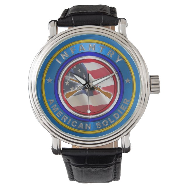 Montre Ancien combattant de l'infanterie de l'armée (devant)