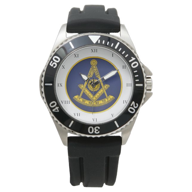 Montre Ancien Maître Freemason Carré et Compass Masonic (devant)