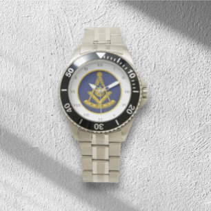 Montre Ancien Maître Freemason Carré et Compass Masonic W