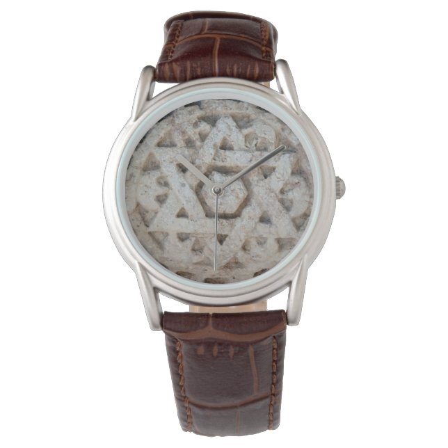 Montre Ancienne étoile de David sculptant, Israël (devant)