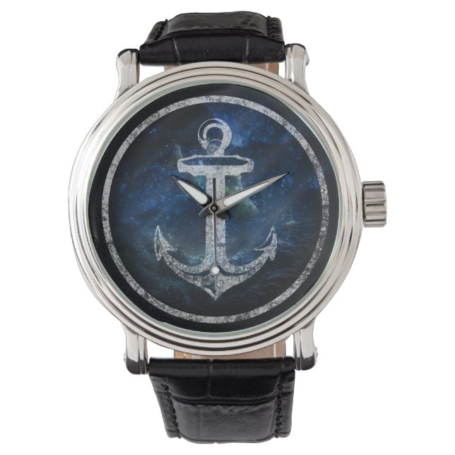 Montre Ancrage unique | Cadeaux nautiques (devant)