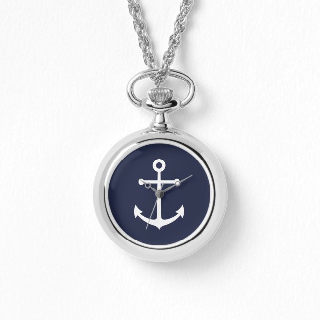 Montre Ancre bleue marine (Recto)