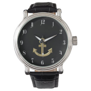 Montre Ancre dorée