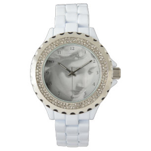 Montre Ange de marbre blanc de femmes de *~* bel