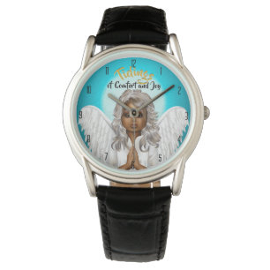 Montre Ange de prière afro-américain