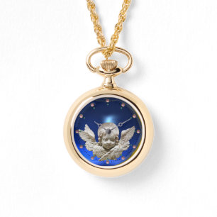 Montre ANGE DE RENAISSANCE FLORENTINE, Bleu Sapphire