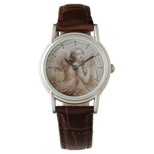MONTRE ANGE JOUER LYRA SUR LES NUAGES (devant)