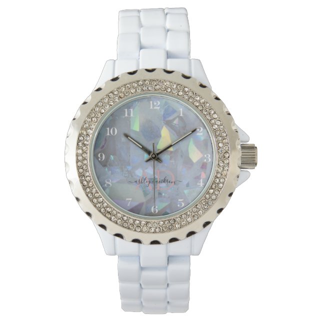 Montre Angel Aura Quartz | Monographie de cristal (devant)