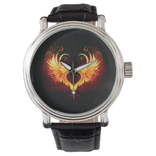 Montre Angel Fire Heart with Wings