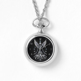 Montre Angle De Tatouage Noir Et Argent