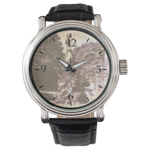 Montre Angleterre vintage Londres statue de Peter Pan Ken