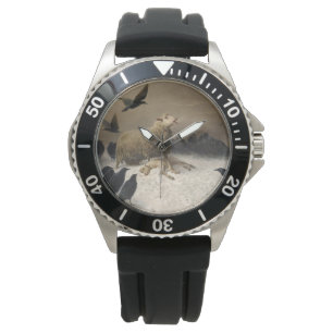 Montre Anguish : Mouton avec un agneau mort