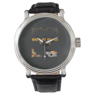 Montre Animal endormi prêt pour les friandises d'Hallowee