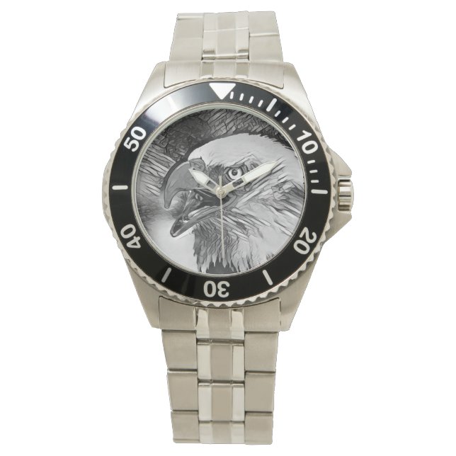 Montre AnimalArtBW_Bird_002 (devant)