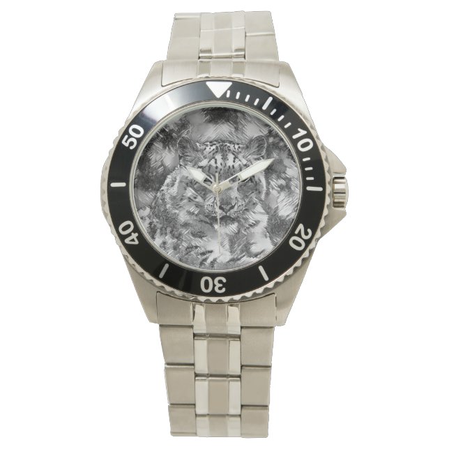 Montre AnimalArtBW_Leopard_001 (devant)