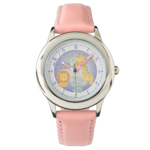 Montre Animaux de la Jungle Mignons Safari Enfants Person