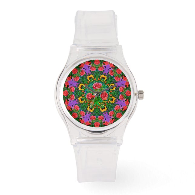Montre Anneaux rose rose 4 (Recto)