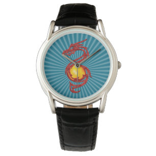 Montre Année chinoise du Dragon Metalic