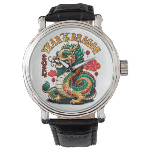 Montre Année Dragon 2024 Embrasser le Nouvel An Lunaire P