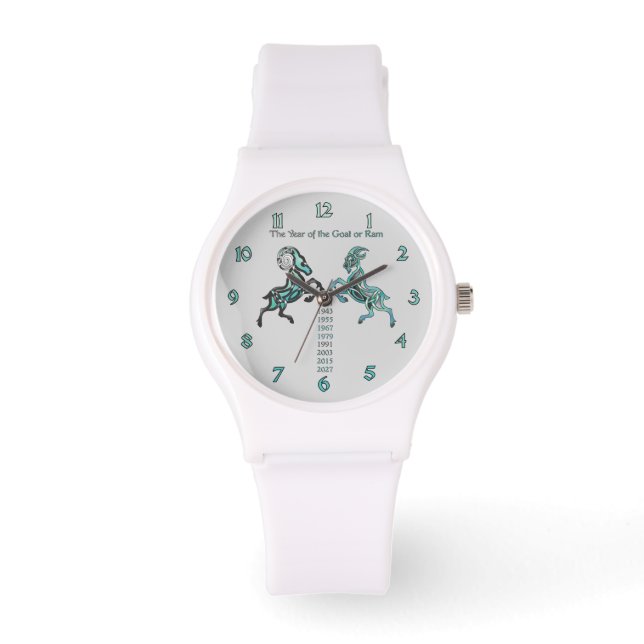 Montre Année du bélier/chèvre (Recto)