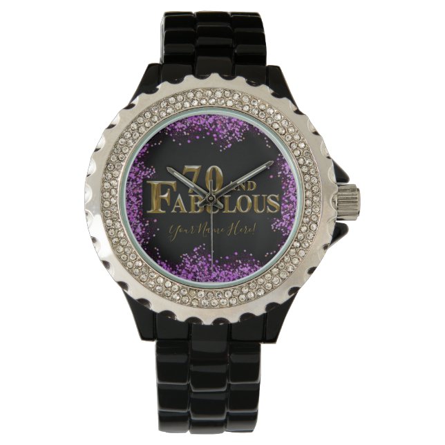 Montre Anniversaire 70 ans (devant)