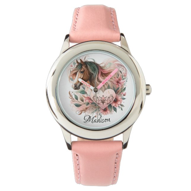 Montre Anniversaire de la fille du cheval (devant)
